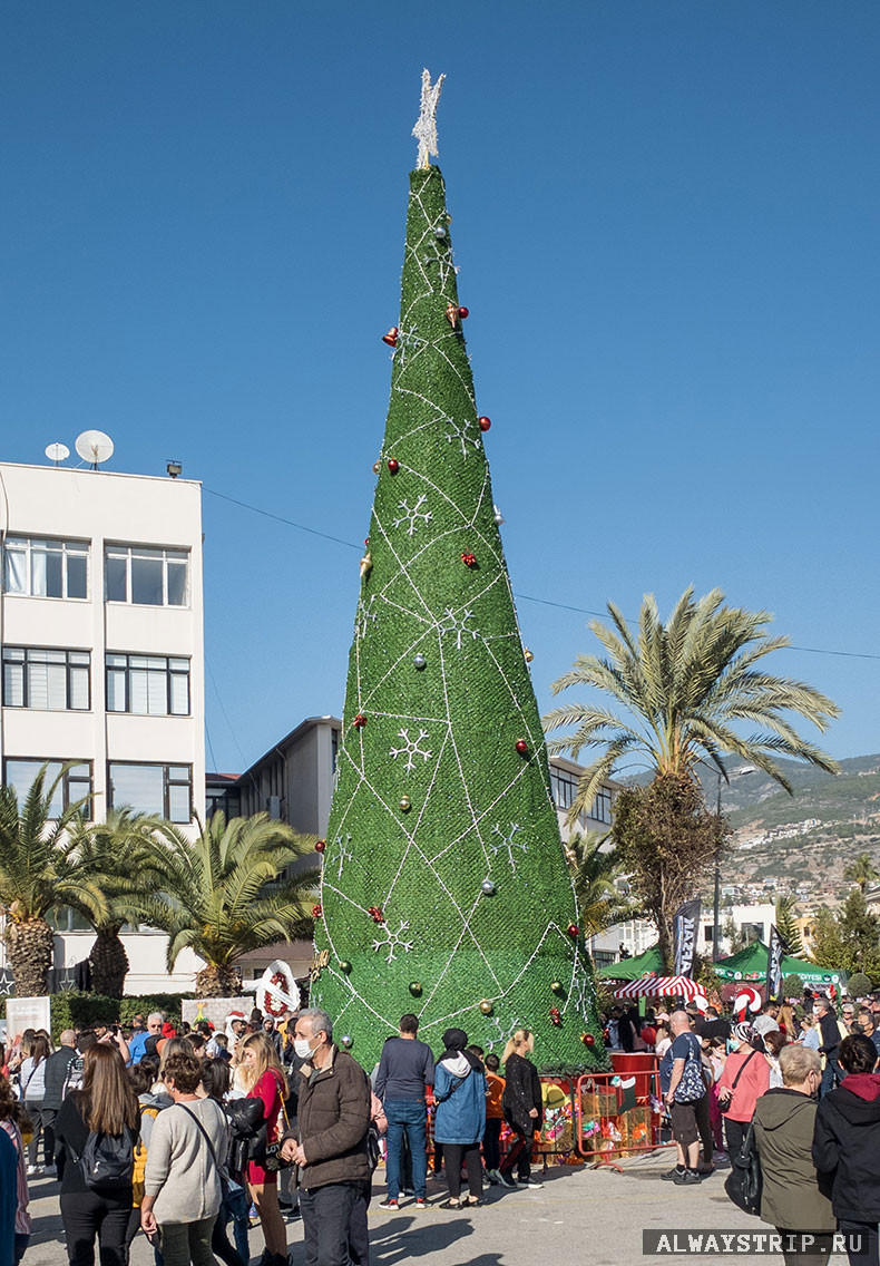 Новогодняя елка в Алании