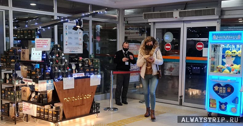 Проверка кода на входе в магазин