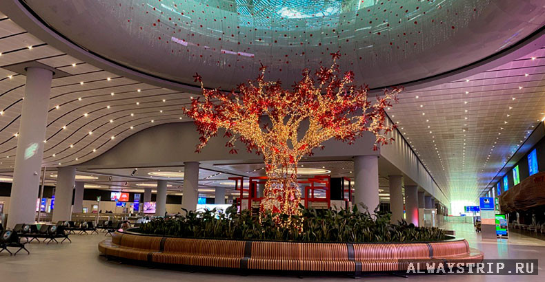 Аэропорт в Стамбуле в зоне прилета
