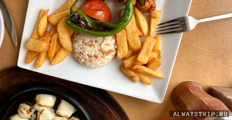 Картошка в турецком ресторане