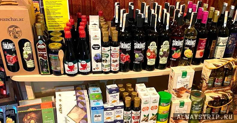 Магазин вина по дороге в Памуккале