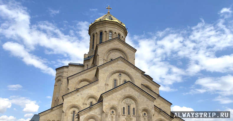 Христианский храм в Тбилисси