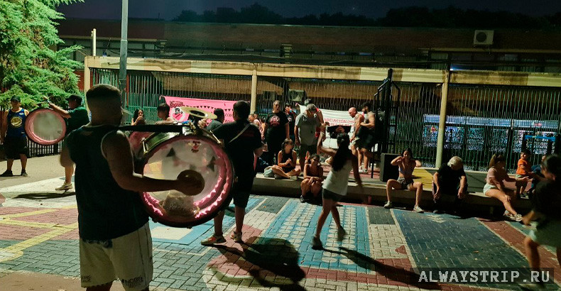 репетиция карнавала в Палермо