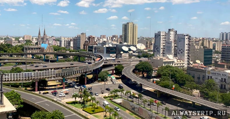 Дорожная развязка в Сан-Тельмо